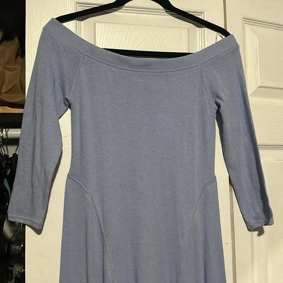 NWT Free People Carrie Midi Dress in “Blue Heron” - Picture 2 of 9
